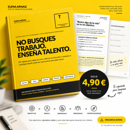 Guía práctica para buscar trabajo con estrategia de Elena Arnaiz